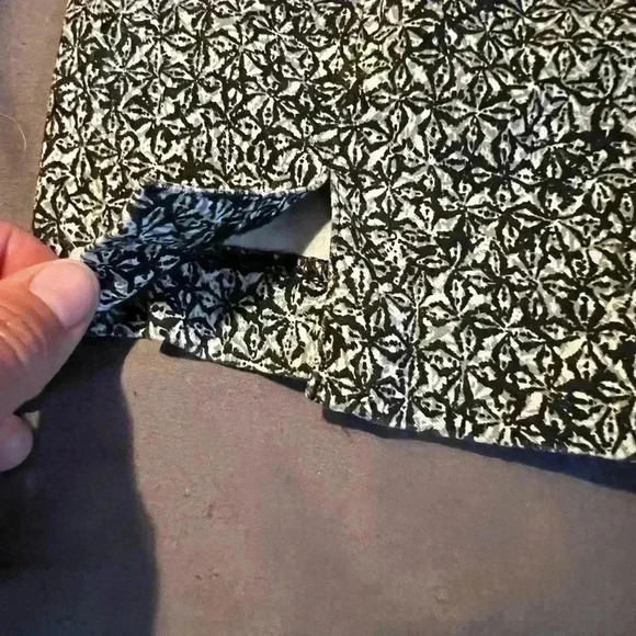 Ruby Rd. Favorites Women's Sz 14 Ankle Length Slacks Black & White - Picture 3 of 4